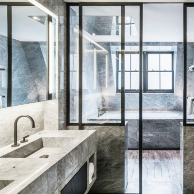 London Brass Deck Mounted Basin Tap with Lever Handles by The Watermark Collection