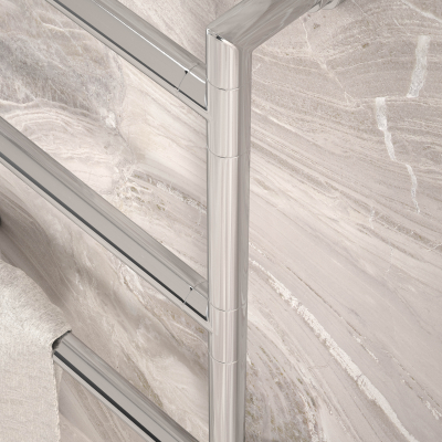 Ancillaries Silver Wall Mounted Accessory Tap with None Handles by The Watermark Collection